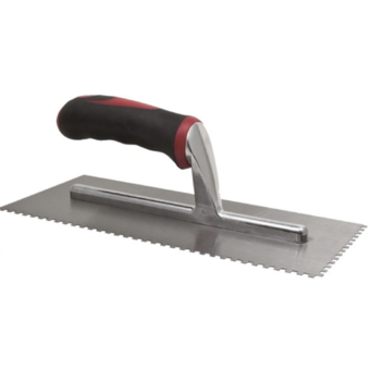 DTA Adhesive Trowel with Rubber Handle - 8mm